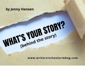 Representing the post title, which includes "the story behind the story."